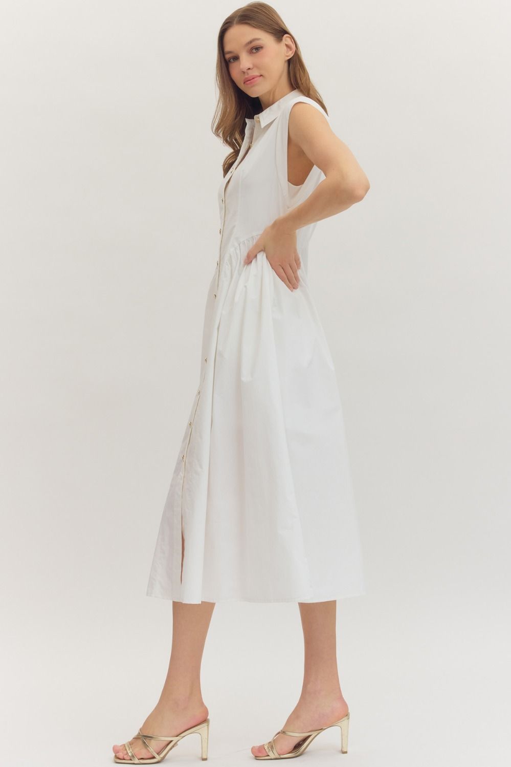 Entro | Whitney Midi Dress | Sweetest Stitch Boutique Richmond VA
