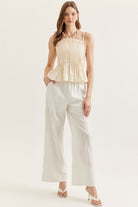 Entro | Dani Pleated Sleeveless Top | Sweetest Stitch Boutique RVA