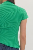 Entro | Lily Knit Mock Neck Top | Sweetest Stitch Boutique Richmond