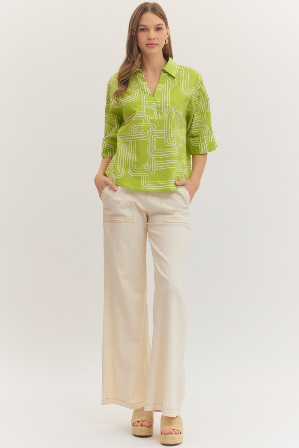Entro | Sloane V-Neck Top | Sweetest Stitch Boutique Richmond VA