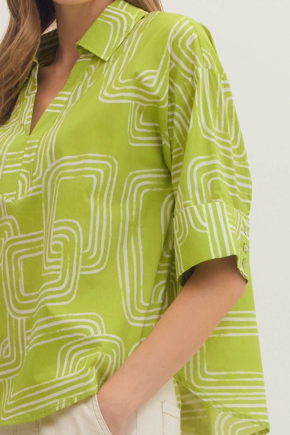 Entro | Sloane V-Neck Top | Sweetest Stitch Boutique Richmond VA
