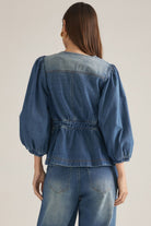 Entro | Alexis Denim Top | Sweetest Stitch Best Boutique Richmond VA