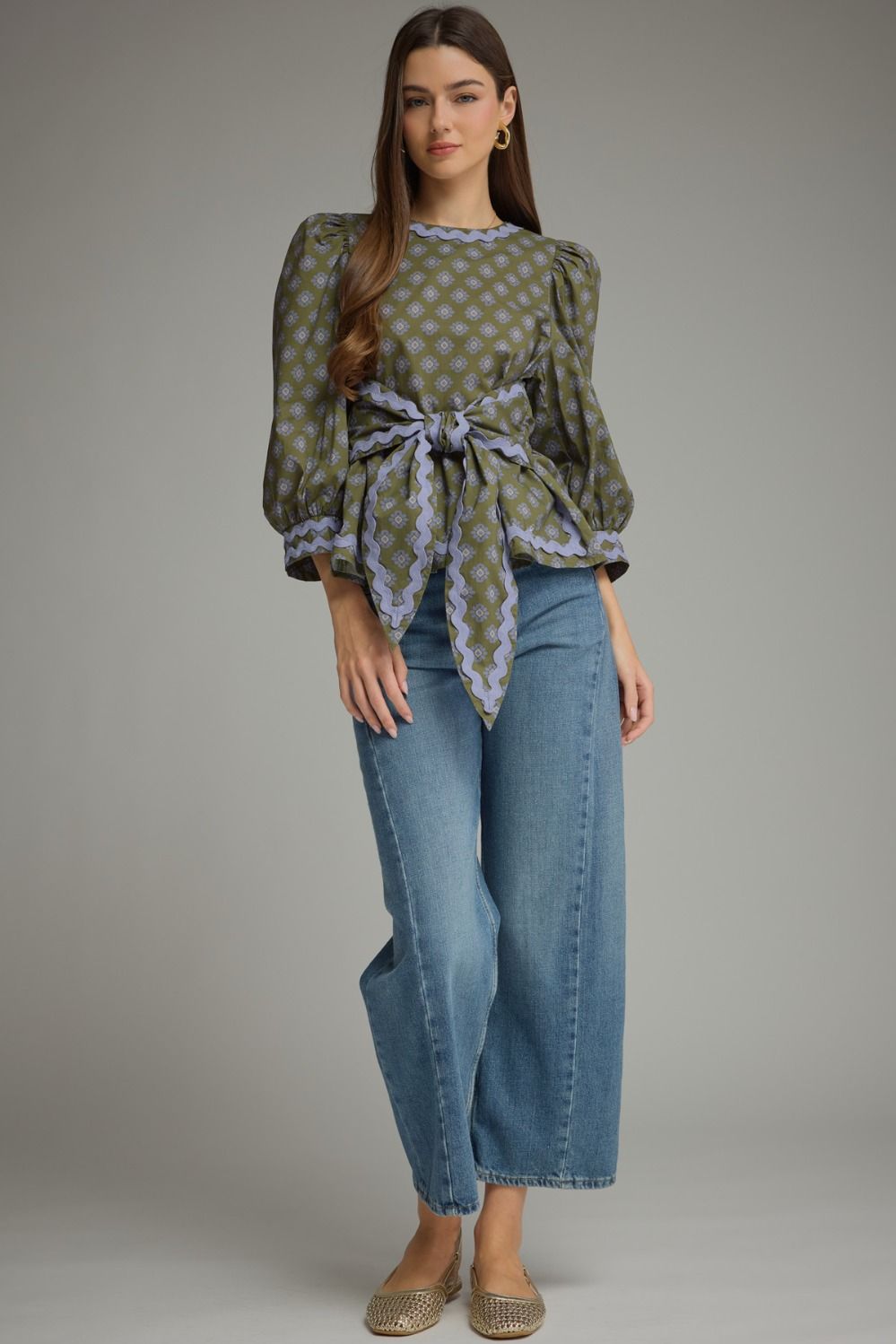 Entro | Becca Floral Tie Top | Sweetest Stitch Boutique Richmond VA