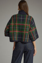 Entro | Blake Plaid Sweater Navy | Sweetest Stitch Boutique Richmond