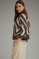 Entro | Matilda Abstract Sweater | Sweetest Stitch Boutique Richmond