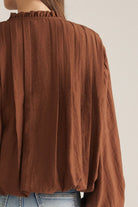 Entro | Lorrie Long Sleeve Bubble Top | Sweetest Stitch Boutique RVA