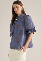 Entro | Gabby Plaid Top | Sweetest Stitch Boutique Richmond VA
