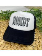 Howdy Black Trucker Hat - Athena's Fashion Boutique