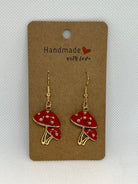 Mushroom Earrings - Athena's Fashion Boutique