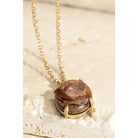Natural Stone Charm Necklace - Athena's Fashion Boutique