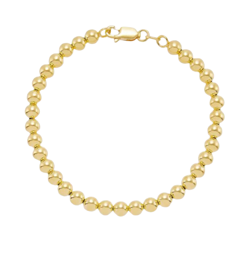 Bracelet Ball Bead Gold