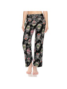 Multicolor Sugar Skull Print Buttery Soft Lounge Pants - Athena's Fashion Boutique