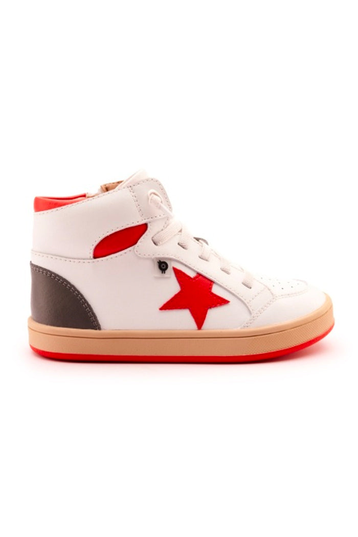 SNOW / BRIGHT RED / GREY / NATURAL RED SOLE Main