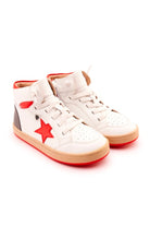 SNOW / BRIGHT RED / GREY / NATURAL RED SOLE